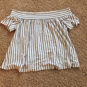 Off the shoulder shirt